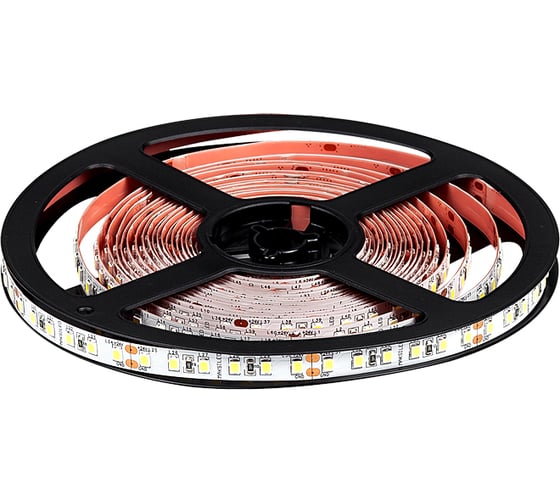 Изображение товара Светодиодная лента MAKSILED 5м, 24В, 24Вт/м, 120д/м, ip20, 2880Лм/м, теплый белый, 8мм, ML-R120-2835-WW-HP-S