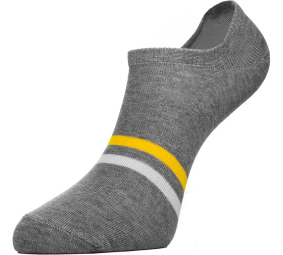 Изображение товара Мужские носки CHOBOT 42-115, р. 40-42, 405 серый меланж-белый-желтый 1001331740101362405