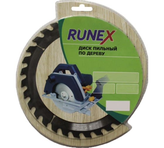 Изображение товара Диск пильный по дереву (160х16/20 мм; Z24) Runex 551004