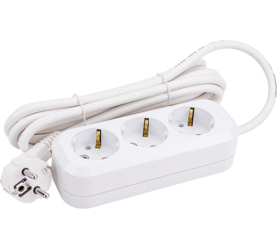 Изображение товара Удлинитель UNIVersal е-303а пвс 3/1,5 3гн. с заземлением, длина 3м (еврослот) 1722