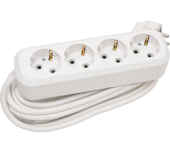 Изображение товара Удлинитель UNIVersal е-304а пвс 3/1,5 4гн. с заземлением, длина 5м (еврослот) 1731