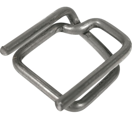 Изображение товара Стальная пряжка КОРДЛЕНД 16x29x3 для ПП/ПЭТ ленты 15-16 мм, 1000 шт. PR-16 KREP-00174