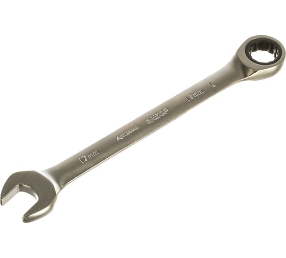 Изображение товара Комбинированный гаечный ключ с трещоткой 17х17мм 1/10/100 Энкор 26342