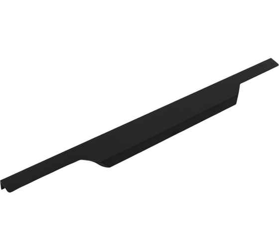 Изображение товара Ручка торцевая Kerron, 450 мм (фасад 18 мм), матовый черный RT-004-450 BL