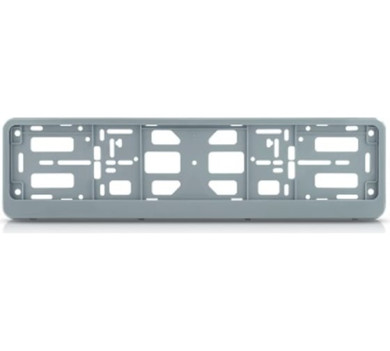 Изображение товара Рамка номерного знака-книжка серебристый металлик,без печати в упаковке TM Nord YADA Nord-Yada 907034