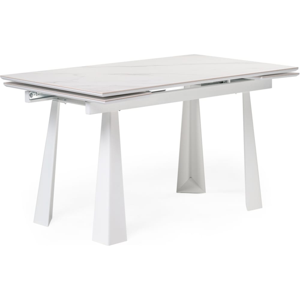Деревянный стол Woodville, цвет белый мрамор 530826 Бэйнбрук - фото 1