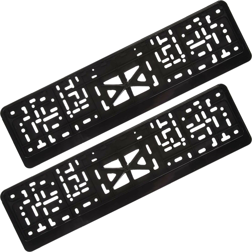 Изображение товара Рамка номерного знака ZiZay стандарт из пластика 540x140 мм комплект 2 шт.