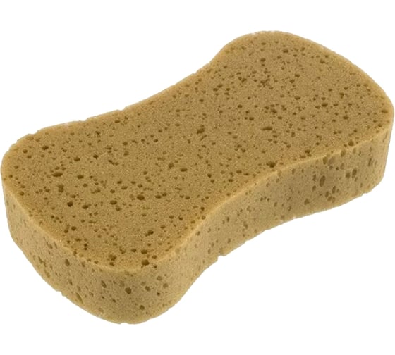 Изображение товара Губка ZiZay коралл для мойки автомобиля, поролоновая, крупнопористая, форма "восьмерка", размер 22x11x4,5 см ZZ0105