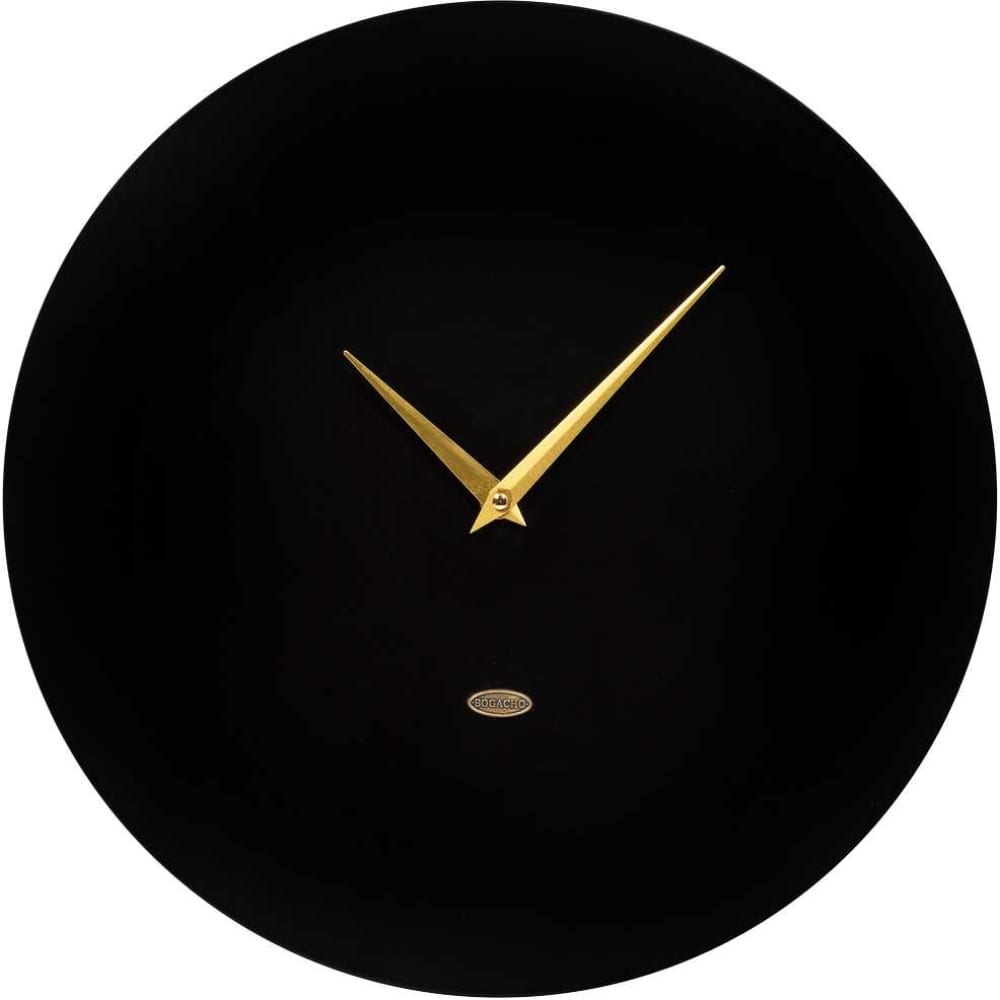 Настенные интерьерные деревянные часы BOGACHO - 41099/КаштанГолд