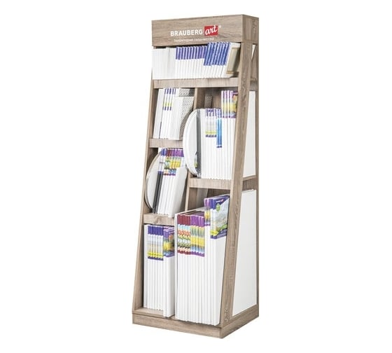 Изображение товара Напольная стойка под холсты BRAUBERG Art дерево, 180x60x50 см 505917