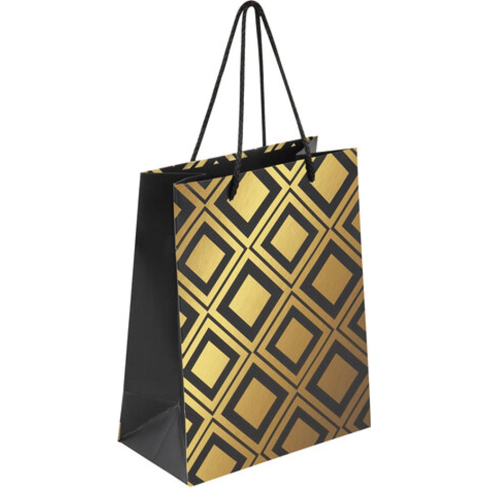 Подарочный пакет Золотая сказка пакет крафтовый вертикальный русалочка ms 18 × 23 × 8 см