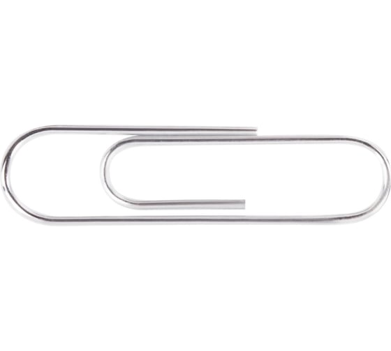 Изображение товара Скрепки ОФИСМАГ 28 мм, никелированные, 100 шт, в картонной коробке 222094