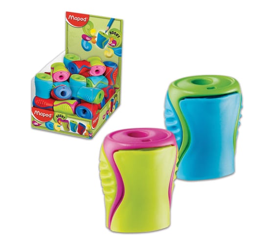 Изображение товара Точилка MAPED Boogy, с контейнером, двухцветная, ассорти, дисплей 063311 224963