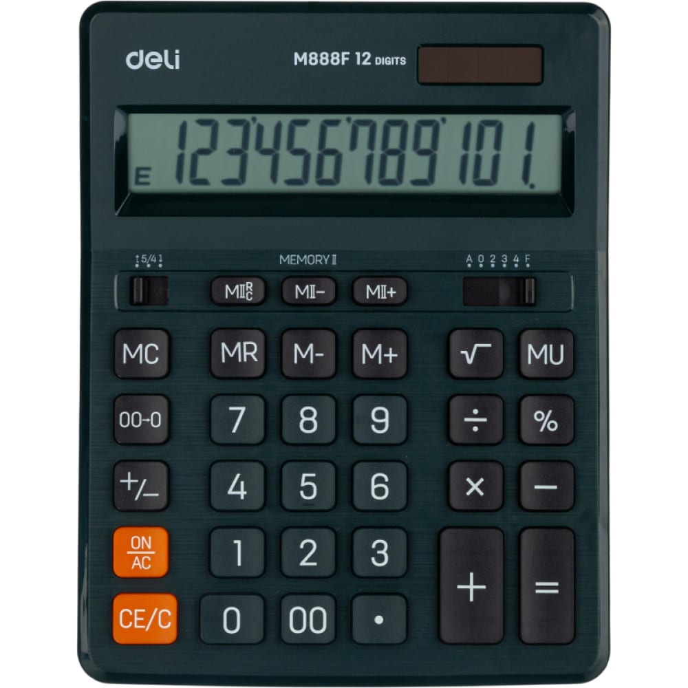Настольный полноразмерный калькулятор DELI настольный полноразмерный калькулятор milan