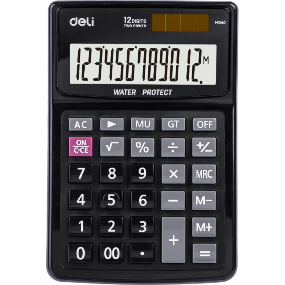 Настольный компактный калькулятор DELI настольный полноразмерный калькулятор deli