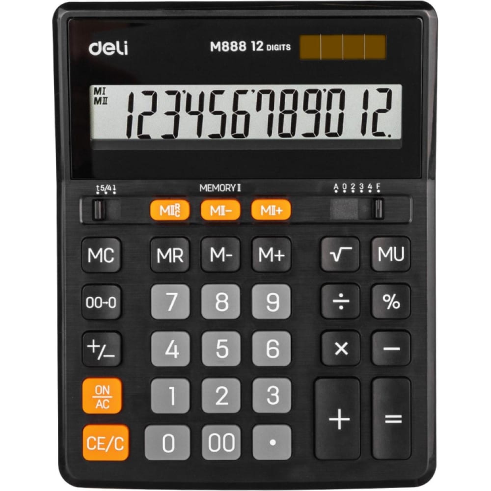 Настольный полноразмерный калькулятор DELI - 1407149