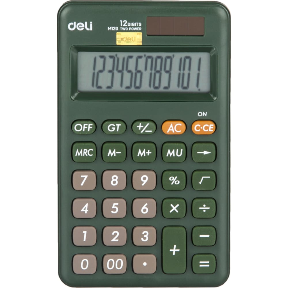 Настольный компактный калькулятор DELI настольный полноразмерный калькулятор deli