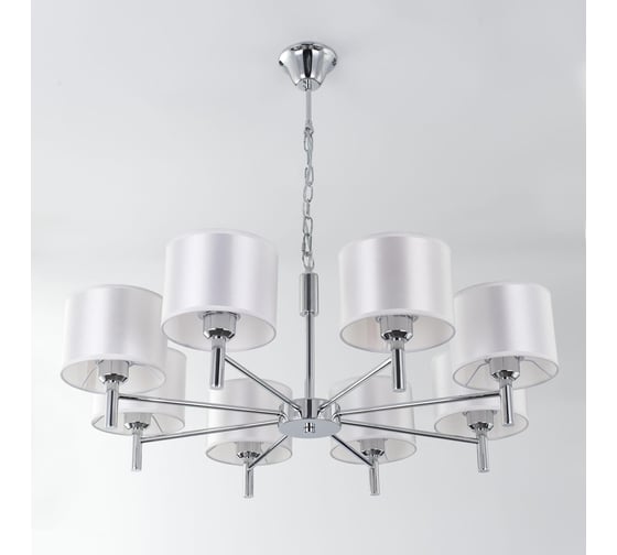 Изображение товара Люстра Citilux Аврора с белыми абажурами CL463180