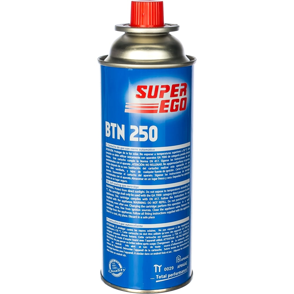 Изображение товара Газовый баллончик, 250 мл, фланцевое соединение SUPER-EGO SEH003800