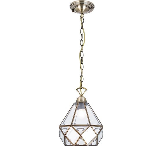 Изображение товара Подвесной светильник Citilux Витра-1 витражный Бронза CL442110