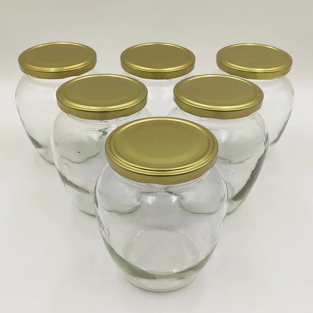 Изображение товара Набор банок ЛЕТО 0.72 л стекло квадратные 6 шт