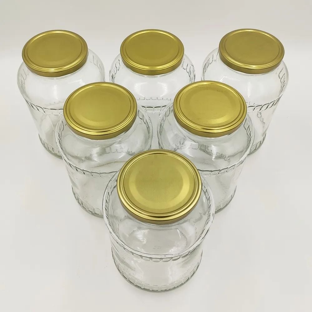 Изображение товара Набор банок ЛЕТО стеклянная под твист-офф d82мм 1.5л венгерка с крышкой 6шт 97519 Изображение товара Набор банок ЛЕТО стеклянная под твист-офф d82мм 1.5л венгерка с крышкой 6шт 97519