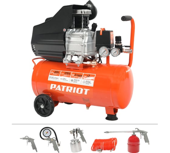 Изображение товара Поршневой компрессор PATRIOT EURO 50-260К 525306316