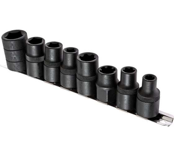 Изображение товара Набор специальных пятигранных головок 1/2" 8шт JTC-4917S