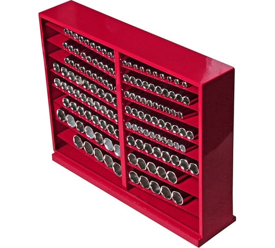 Изображение товара Набор глубоких шестигранных торцевых головок 1/2" 10-32мм в металлическом шкафу 137шт JTC-H4137L