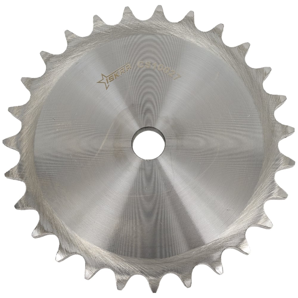 Изображение товара Звездочка без ступицы под расточку ISKRA для цепи 10B-1 27 зубьев