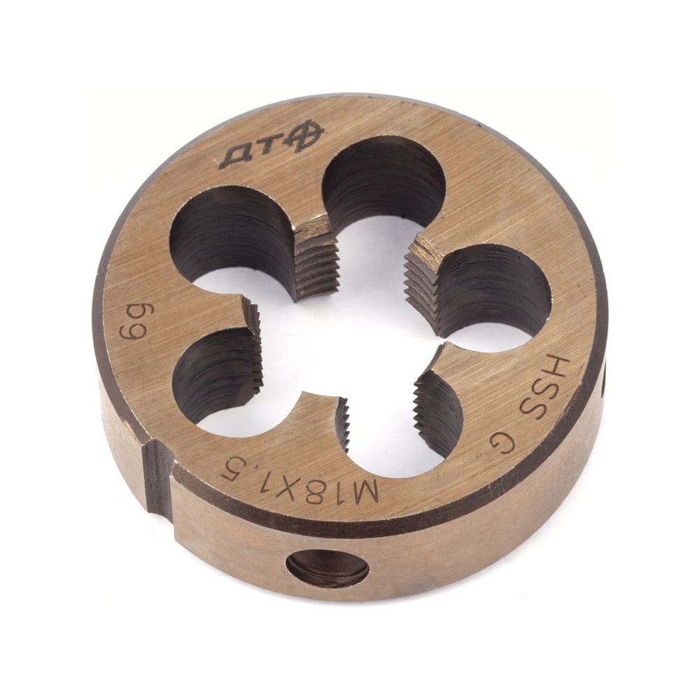 Изображение товара Плашка М18×1,5 мм для нарезания внутренней резьбы из HSS 4341