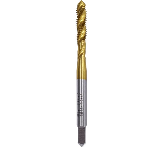 Изображение товара Метчик Профоснастка 426 Эксперт спиральный, однопроходной, машинный М8,0х1.0 M2 TIN (6542) пластиковый бокс 1/10 50221026