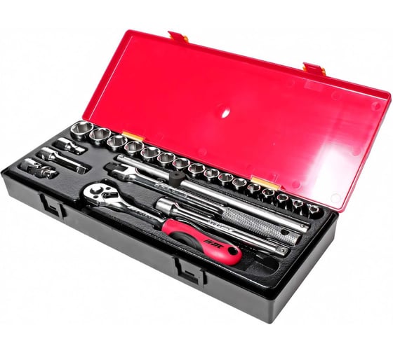 Изображение товара Набор шестигранных торцевых головок 3/8" 6-22мм в кейсе 23шт JTC-K3232