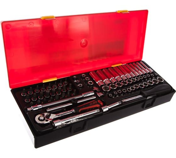 Изображение товара Набор шестигранных торцевых головок 1/4" в кейсе 73шт JTC-K2732