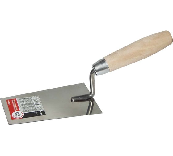 Изображение товара Кельма Toolberg 1400711 "трапеция", нержавеющая сталь, деревянная рукоятка, 140 мм ЛА-00000369