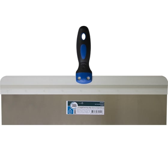 Изображение товара Фасадный шпатель Toolberg 1203506 нержавеющая сталь, двухкомпонентная ручка, 450 мм ЛА-00000138
