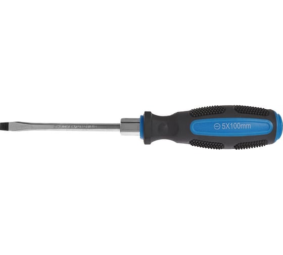 Изображение товара Ударная отвертка Toolberg 3101140 SL5x100 мм, двухкомпонентная рукоятка 90002916005