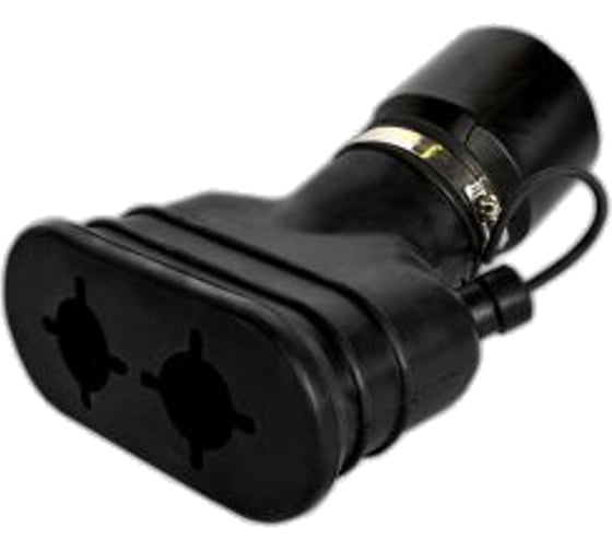 Изображение товара Наконечник неопреновый (200x100 мм) для шланга 100 мм Trommelberg CA102200100