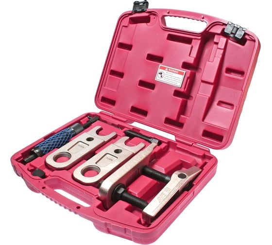 Изображение товара Универсальный гидравлический набор инструментов 12т для снятия шаровых шарниров 6шт JTC-4075