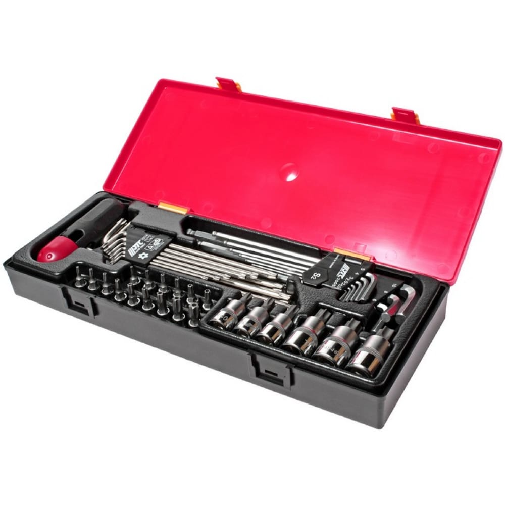 фото Набор инструментов torx, hex ключи, головки в кейсе 40шт jtc-k1401