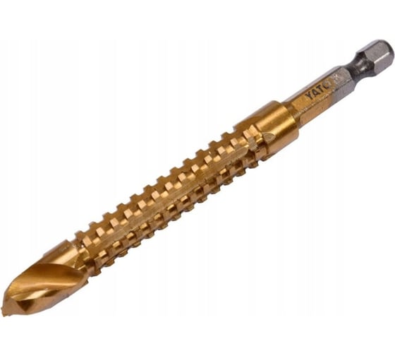 Изображение товара Сверло YATO фрезеровальное по металлу 10,0мм hss-tin hex YT-44828 364844828 092 1