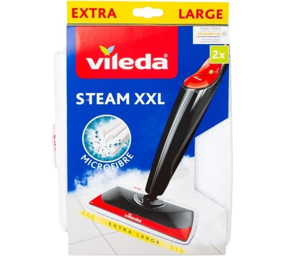 Изображение товара Насадка к паровой швабре Vileda СТИМ XXL 2 шт 161717