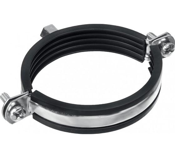 Изображение товара Трубный оцинкованный хомут ЗУБР 3" с гайкой м8/м10, 10 шт. 37880-87-94