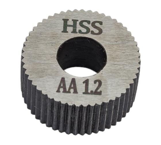 Изображение товара Ролик для прямой накатки 20x9х8 мм, шаг 1.2 мм, Р6М5, ГОСТ 13062-67 (aa) ИНСТУЛС 00001379221