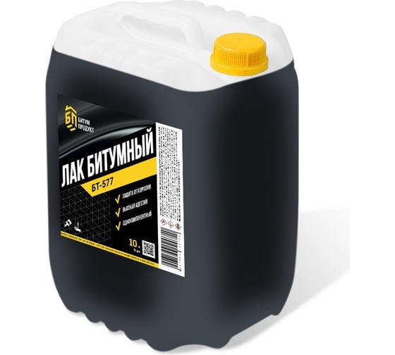 Изображение товара Битумный лак БИТУМ ПРОДУКТ 10 л BP-0011