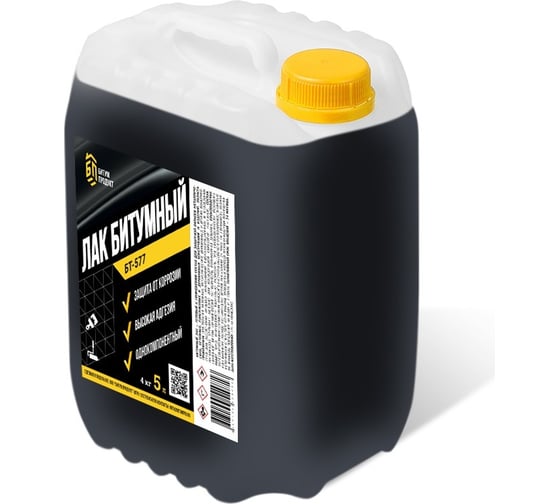Изображение товара Битумный лак БИТУМ ПРОДУКТ 5 л BP-0010