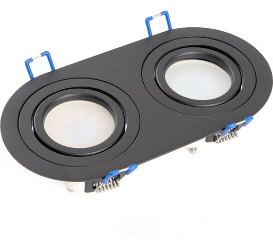 Изображение товара Потолочный встраиваемый светильник FERON DL2812 MR16 50W G5.3, черный 48459