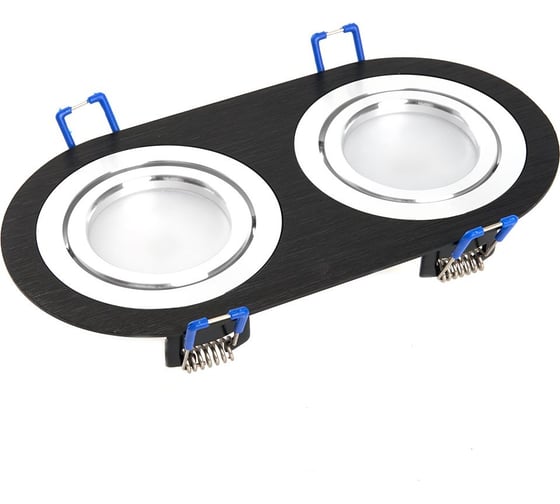 Изображение товара Потолочный встраиваемый светильник FERON DL2812 MR16 50W G5.3, черный, 48462