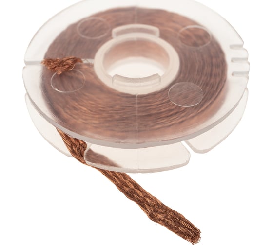 Изображение товара Лента (3 мм; 1.5 м) для удаления припоя REXANT медная 09-3004