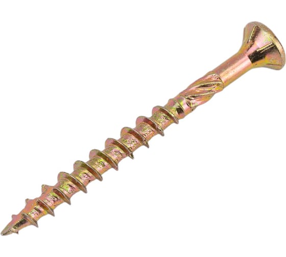 Изображение товара Саморез с фрезой по дереву INFIX потайной, 3.5x40 мм, ЦЖ, TX15, 100 шт. 51288